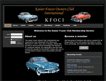 Tablet Screenshot of kfclub.com